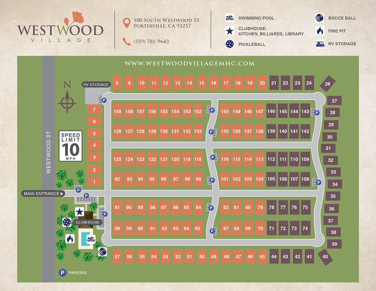 westwood map front